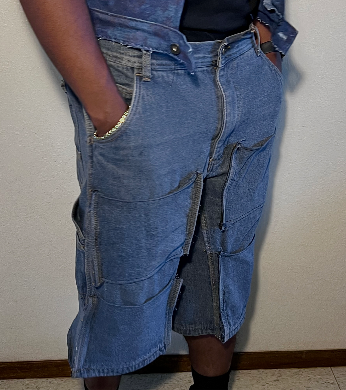 Denim cargos