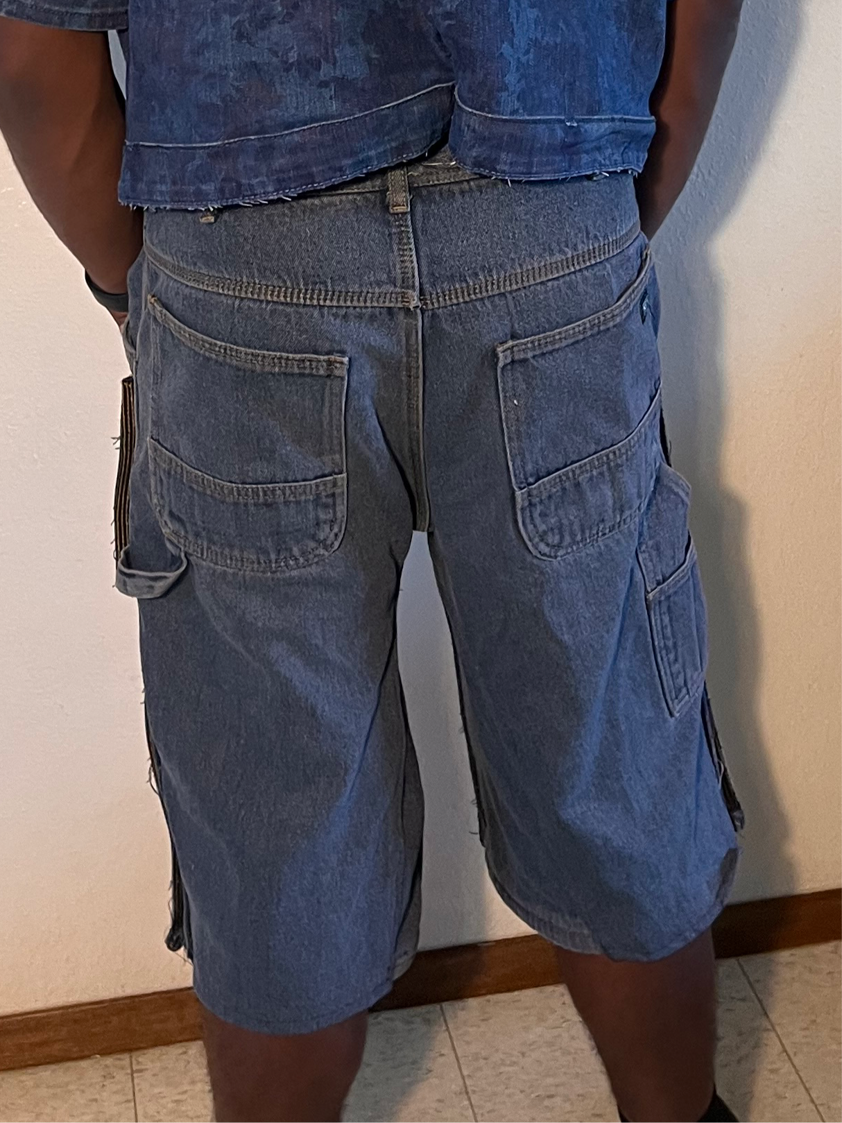 Denim cargos