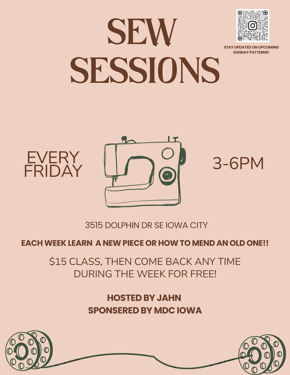 SEW SESSIONS Passes